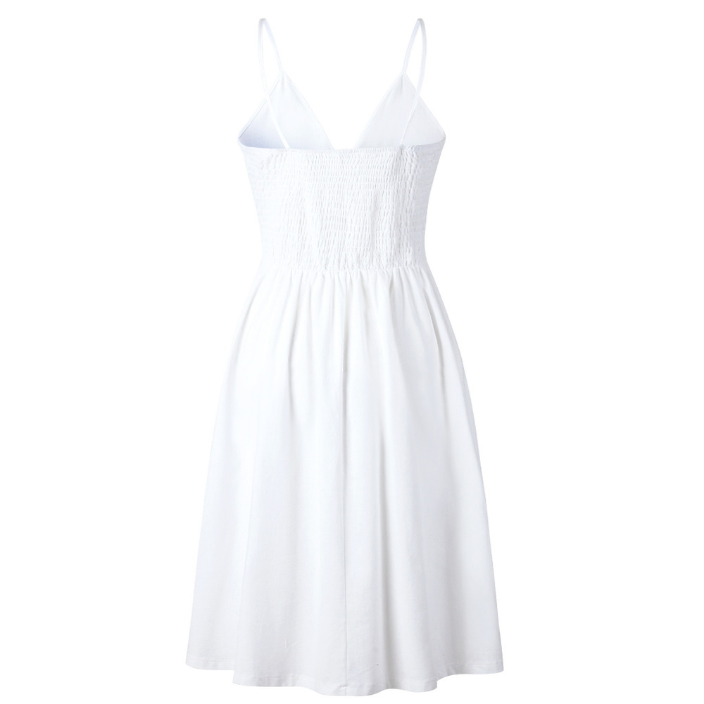 White Halter Dress - Picture 3 of 5